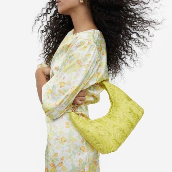 H&M Straw Shoulder Bag New - Picture 4 of 8